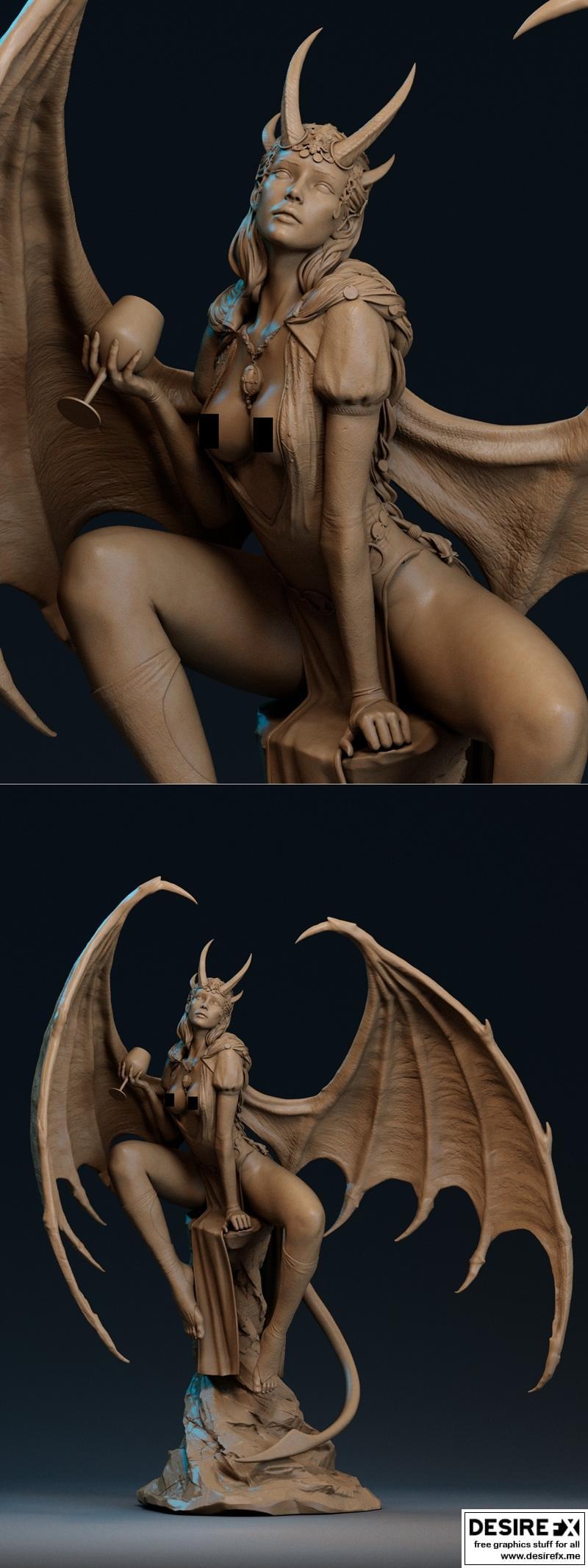 Ca 3d Studios - Mizora 3D打印模型|Ca 3d Studios – Mizora NSFW Version – 3D Print Model STL