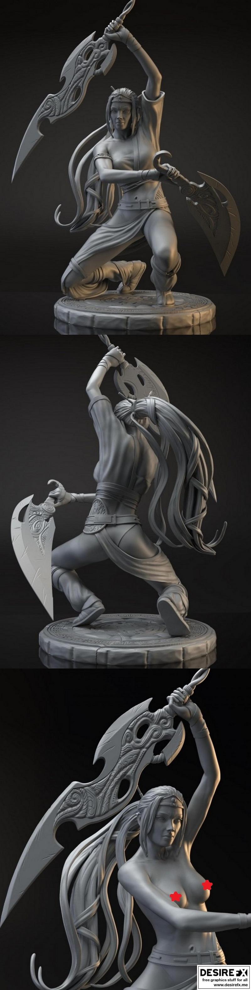 Nariko 天空之剑 3D打印模型|Nariko Heavenly Sword + NSFW – 3D Print Model