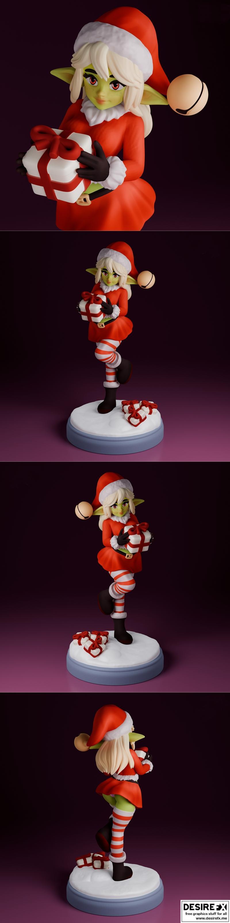薰衣草恶魔姬 快乐小甜心 3D打印模型|Lavender Devilry Cheerful Cherie – 3D Print Model STL
