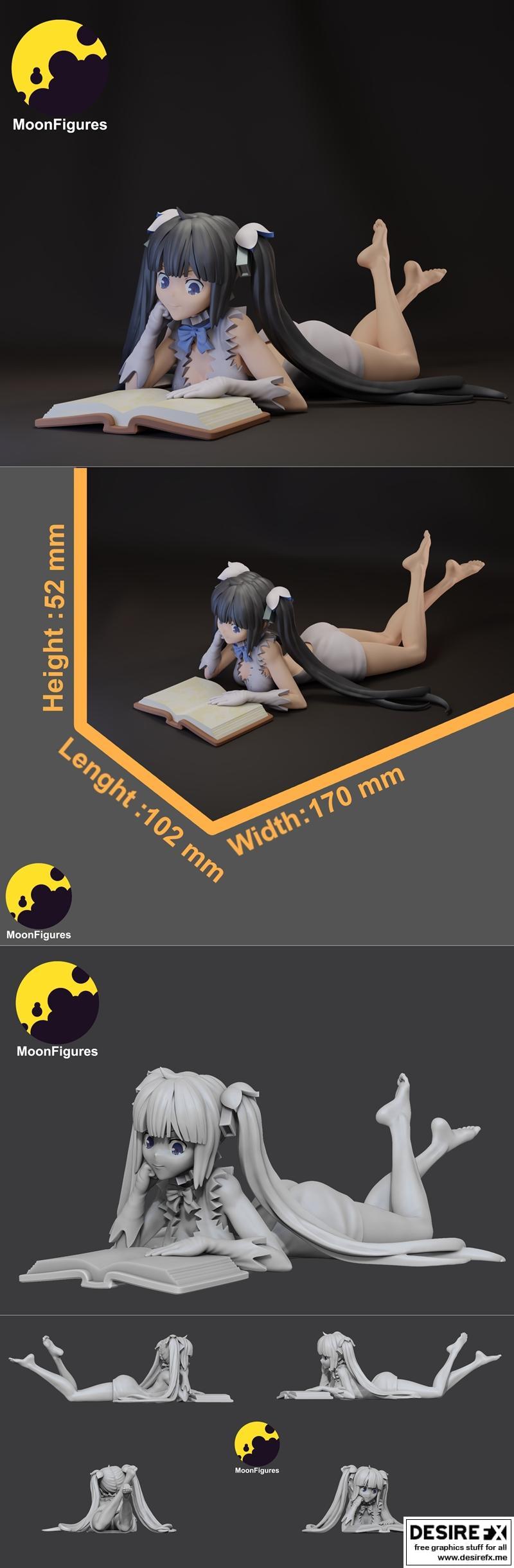 月之女神——赫斯提亚——3D打印模型|Moon Figures – Hestia – 3D Print Model STL