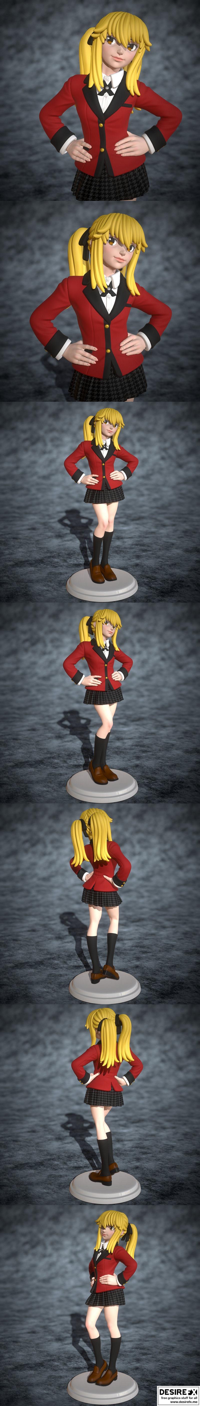 玛丽·萨奥特姆 3D打印模型|Mary Saotome – 3D Print Model