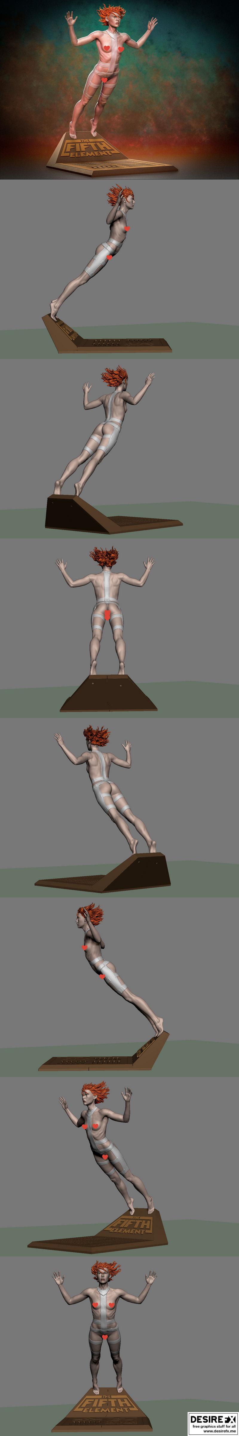 Leeloo 3D打印模型|Leeloo NSFW – 3D Print Model