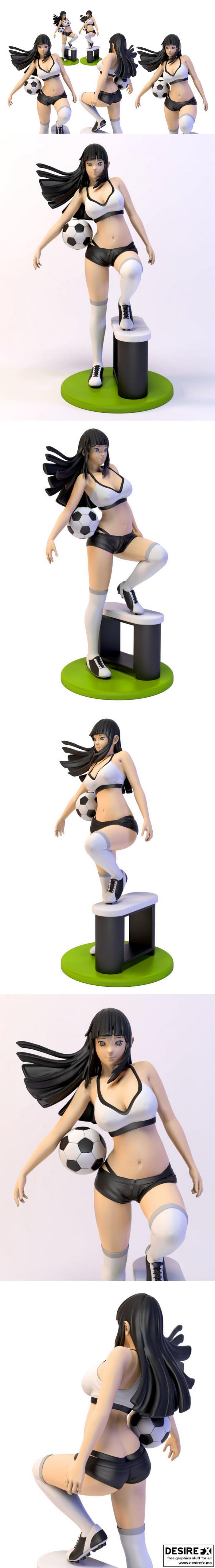 雏田·3D打印模型|Hinata Hyuga – 3D Print Model