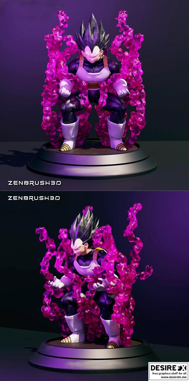 超人布罗利 3D打印模型|Vegeta ultra ego – Dragon Ball – 3D Print Model STL