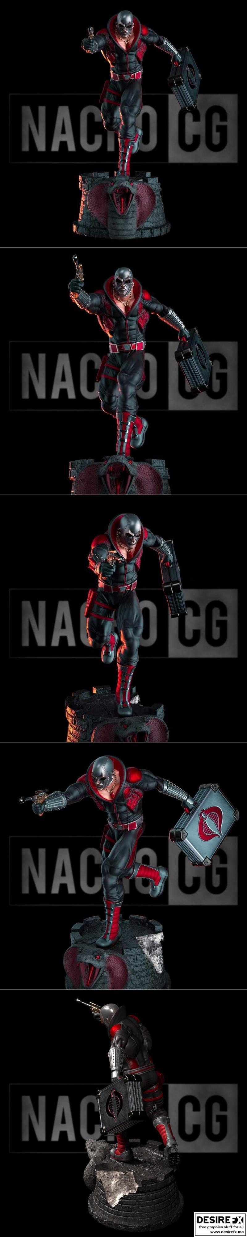 吉奥乔 Destro 3D打印模型|Fan Art – Destro from GI Joe Statue – 3D Print Model STL