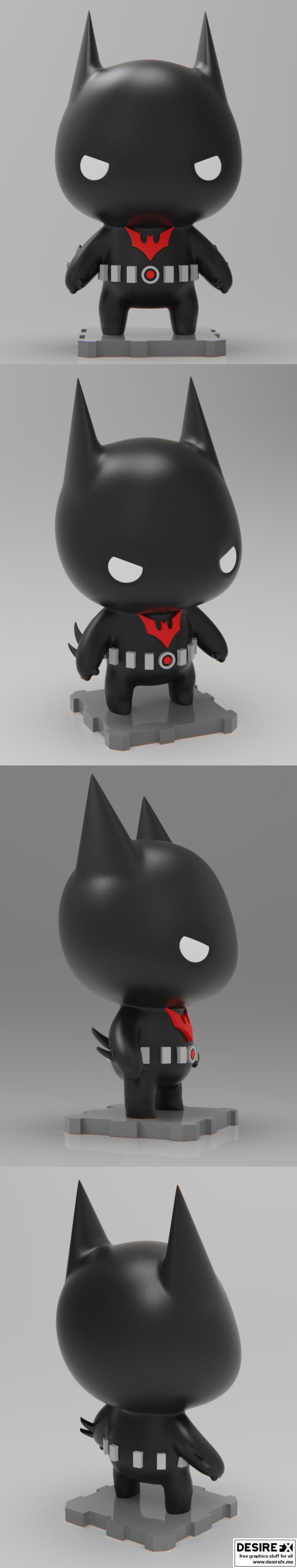 PlaKit - 蝙蝠侠：归来 - 3D打印模型|PlaKit – Batman Beyond – 3D Print Model