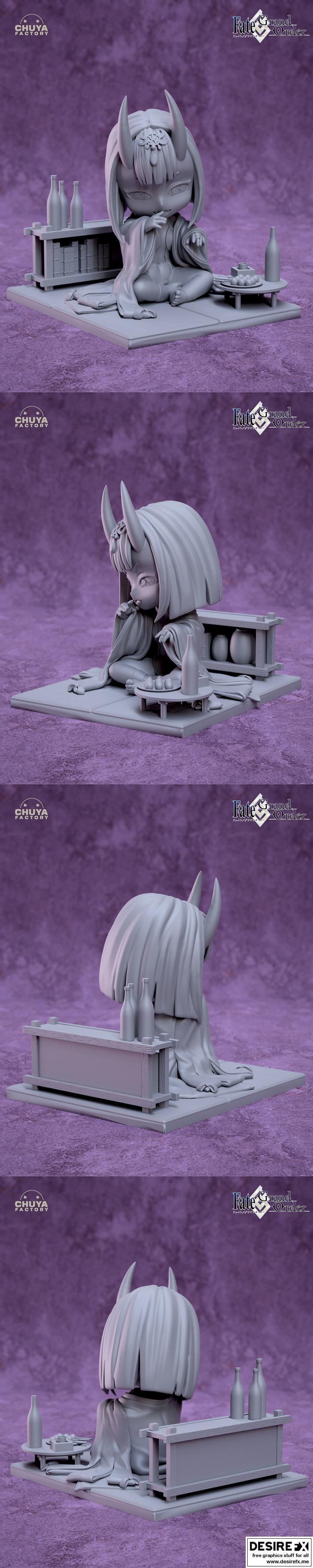 楚亚工厂 - 佐藤 douji - 3D打印模型|Chuya Factory – Shuten Douji – 3D Print Model STL
