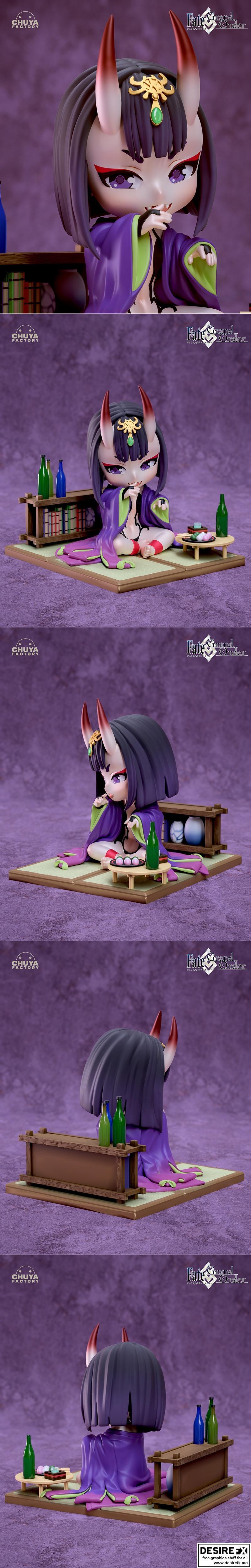 楚亚工厂 - 佐藤 douji - 3D打印模型|Chuya Factory – Shuten Douji – 3D Print Model STL