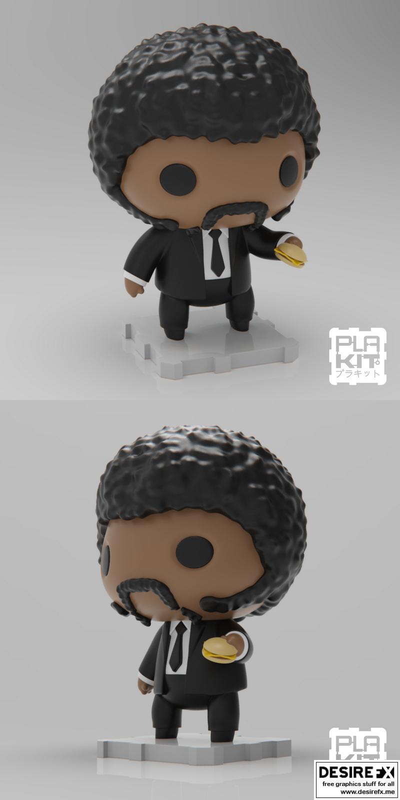 PlaKit - 记忆碎片 - 朱尔斯 3D打印模型|PlaKit – Pulp Fiction – Jules – 3D Print Model