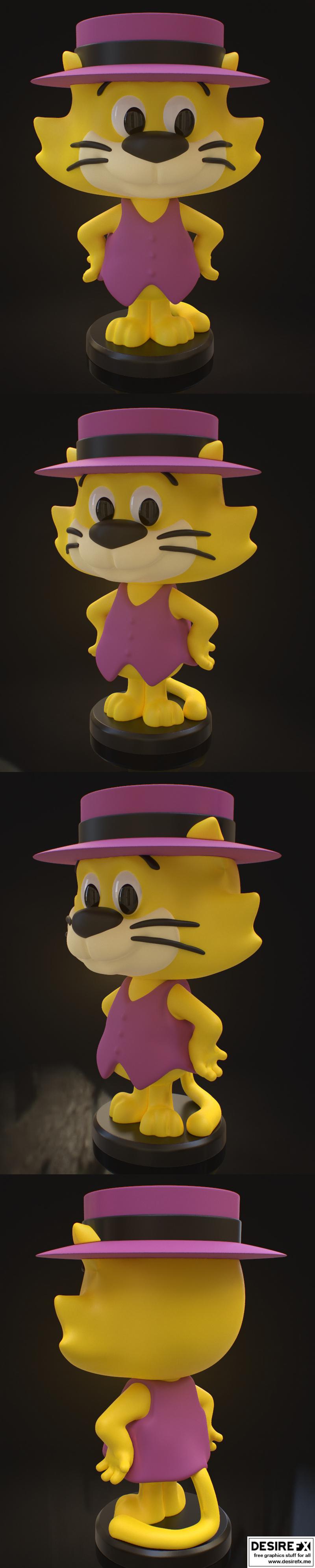 PlaKit 3D打印模型：TopCat角色动漫造型精摹版|PlaKit – TopCat – 3D Print Model