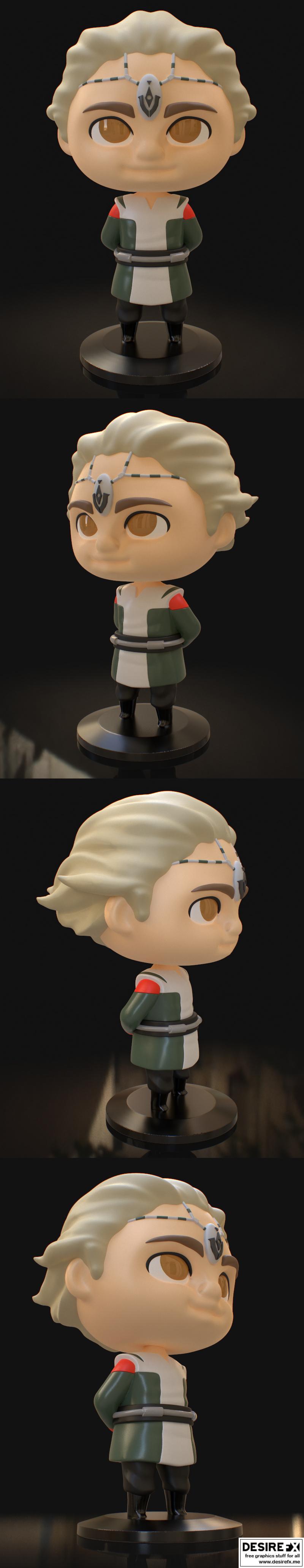 PlaKit - 星战：坏批次终章 - 3D打印模型|PlaKit – Star Wars Bad Batch Omega – 3D Print Model