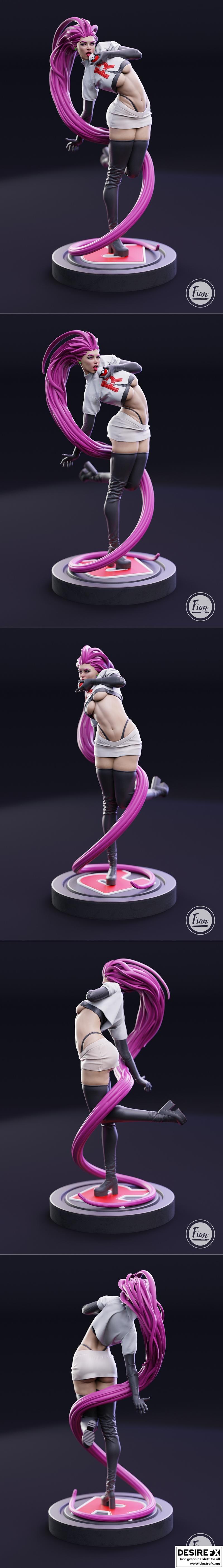 Fian - Jessie 3D打印模型|Fian – Jessie – 3D Print Model STL