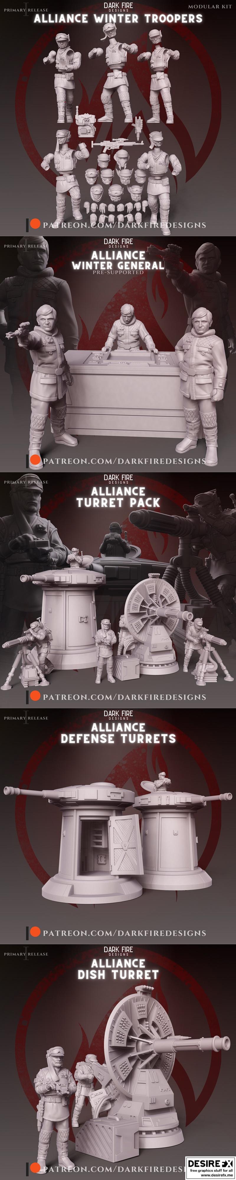 暗火设计12月2023作品——3D打印模型|Dark Fire Designs December 2023 – 3D Print Model STL