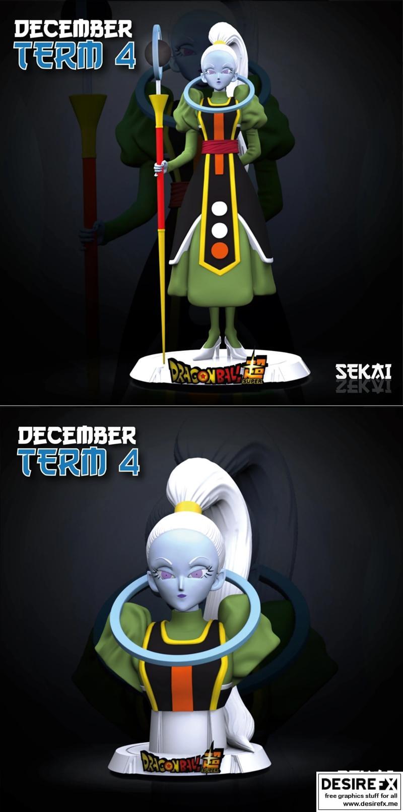 赛博世界 Vados 立体雕像 3D打印模型|Sekai – Vados Statue and Bust – 3D Print Model STL