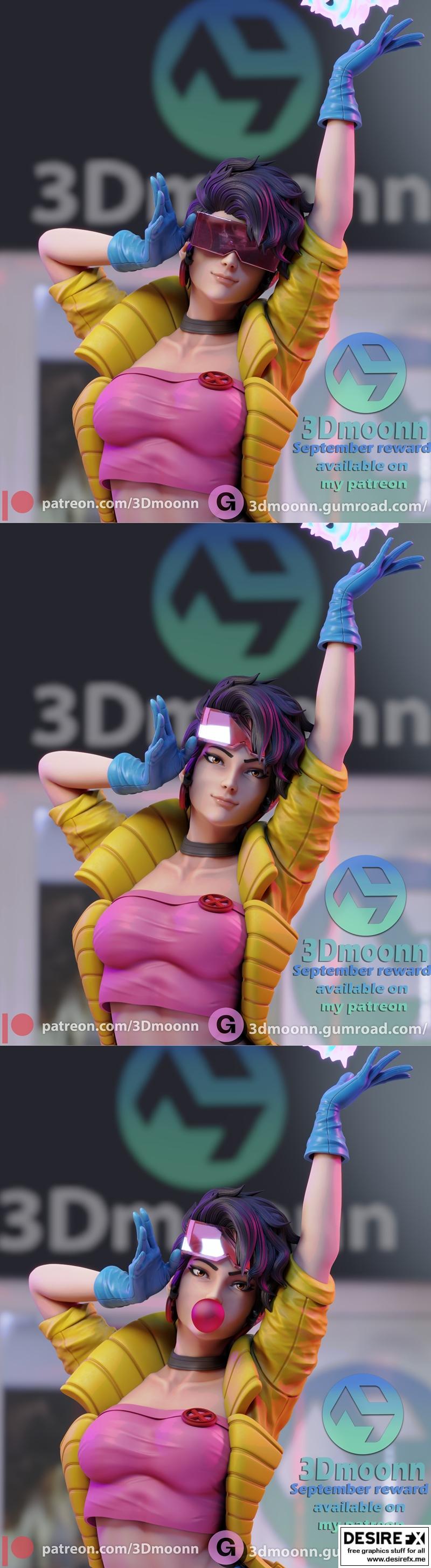 3D打印模型：Jubilee角色精品雕塑|3Dmoonn – Jubilee – 3D Print Model STL