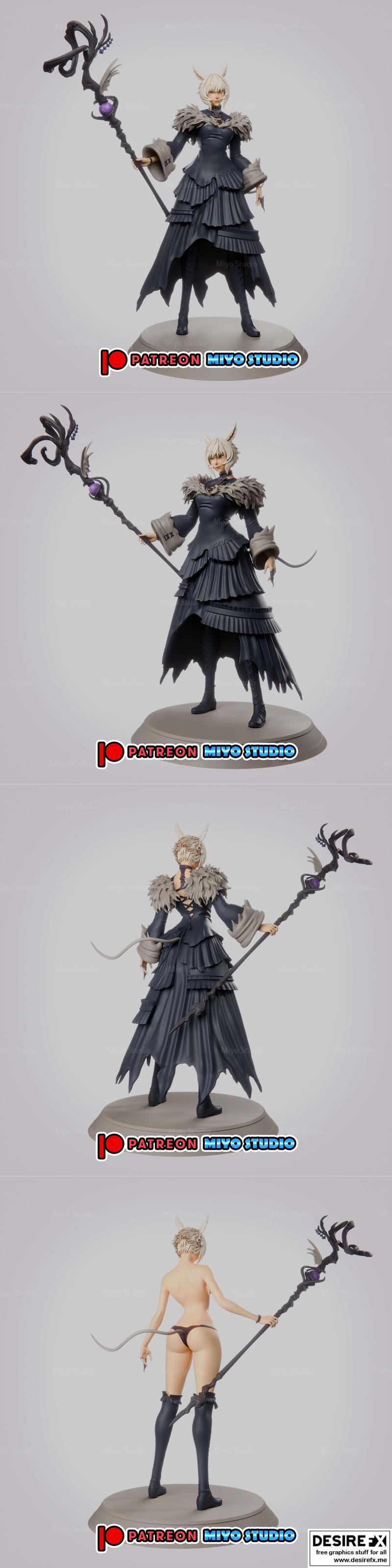 Miyo Studio - Yshtola Rhul 3D打印模型|Miyo Studio – Yshtola Rhul – 3D Print Model STL