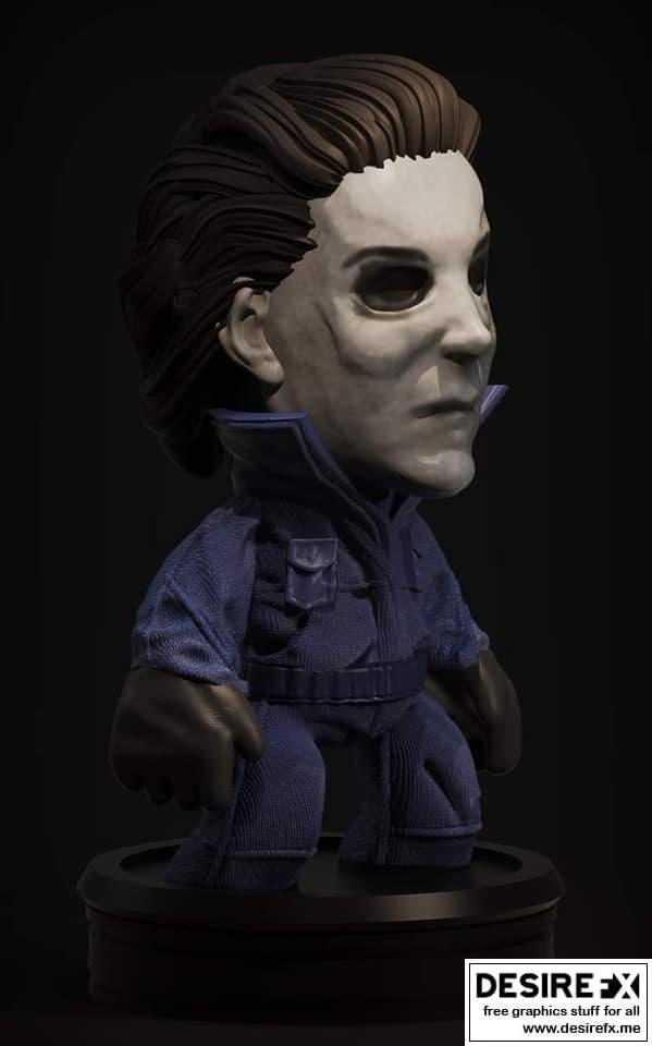 迈克尔·迈尔斯 3D打印模型|Michael Myers – 3D Print Model