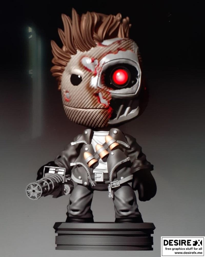 终结者-变形金刚-机甲战士3D打印模型|Terminator – 3D Print Model