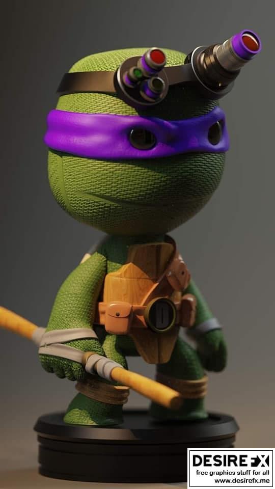 多纳泰罗 3D打印模型|Donatello – 3D Print Model
