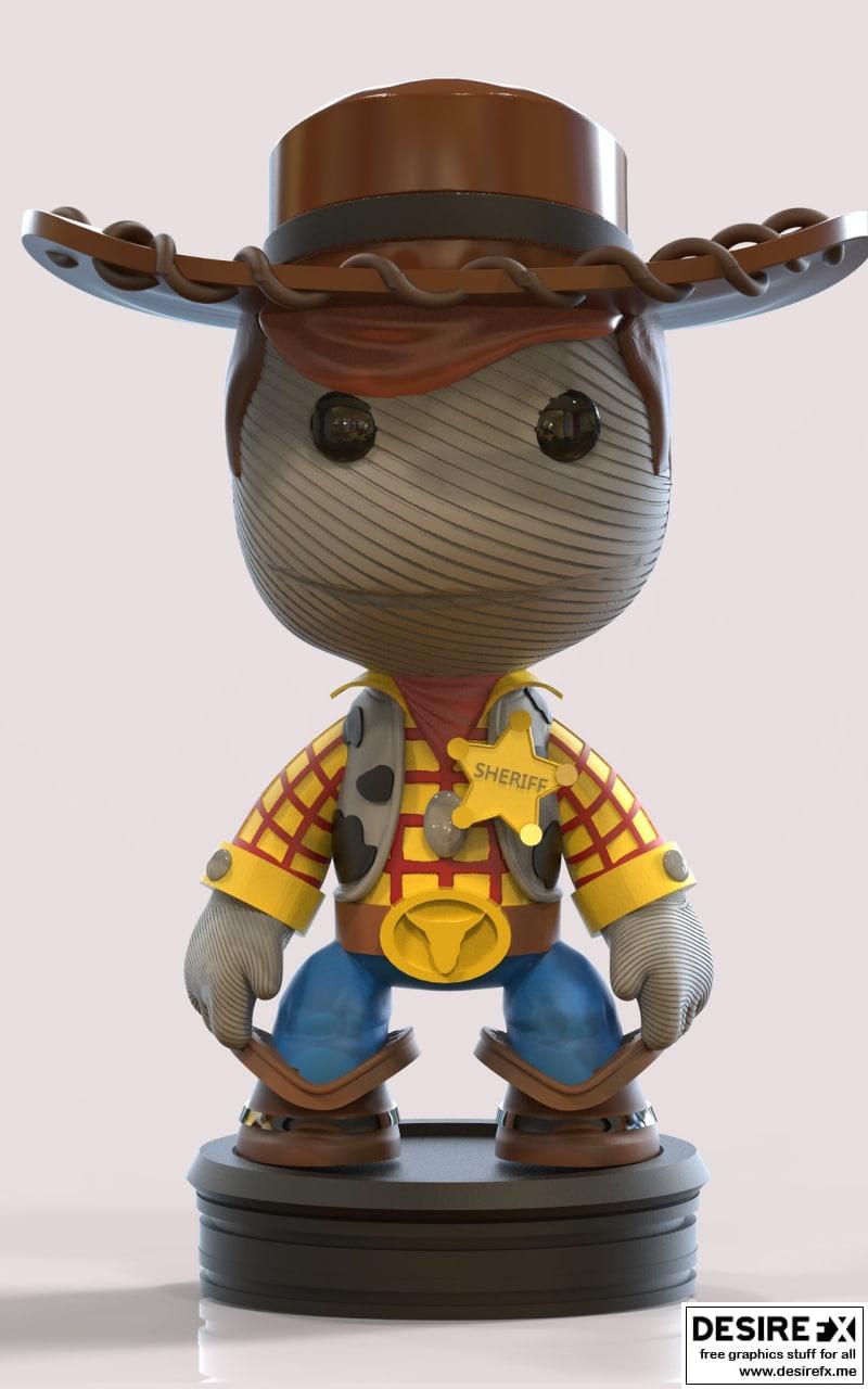 木头玩具 - 3D打印模型|Woody – 3D Print Model