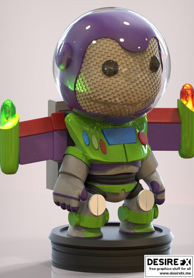 Buzz光年 - 电影 - 3D打印模型|Buzz Lightyear – 3D Print Model