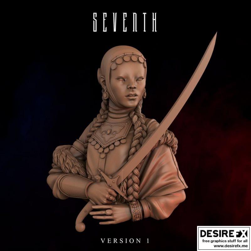 第七次崩坏——3D打印模型|Seventh Bust – 3D Print Model