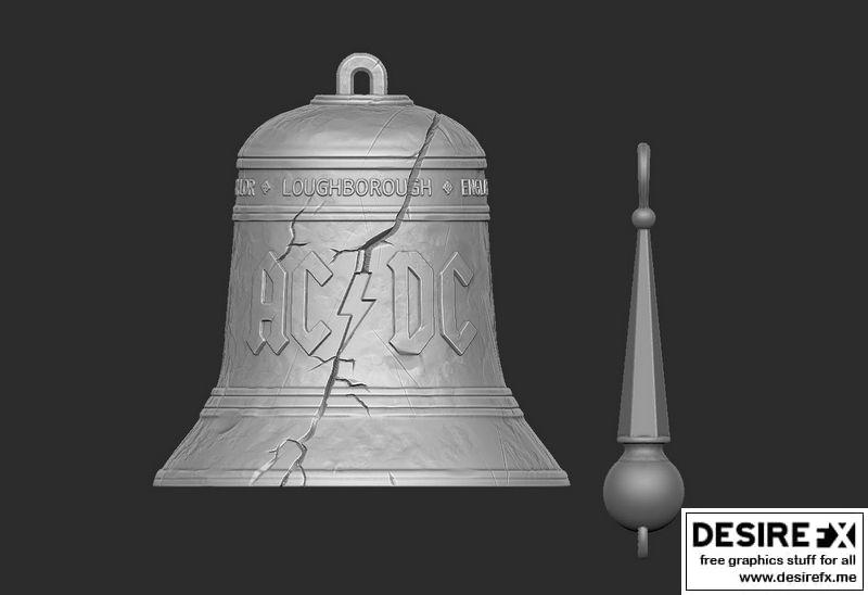 AC/DC 《Hell's Bells》摇滚传奇 3D打印模型|AC DC Hells Bells Legends of Rock 3D print model