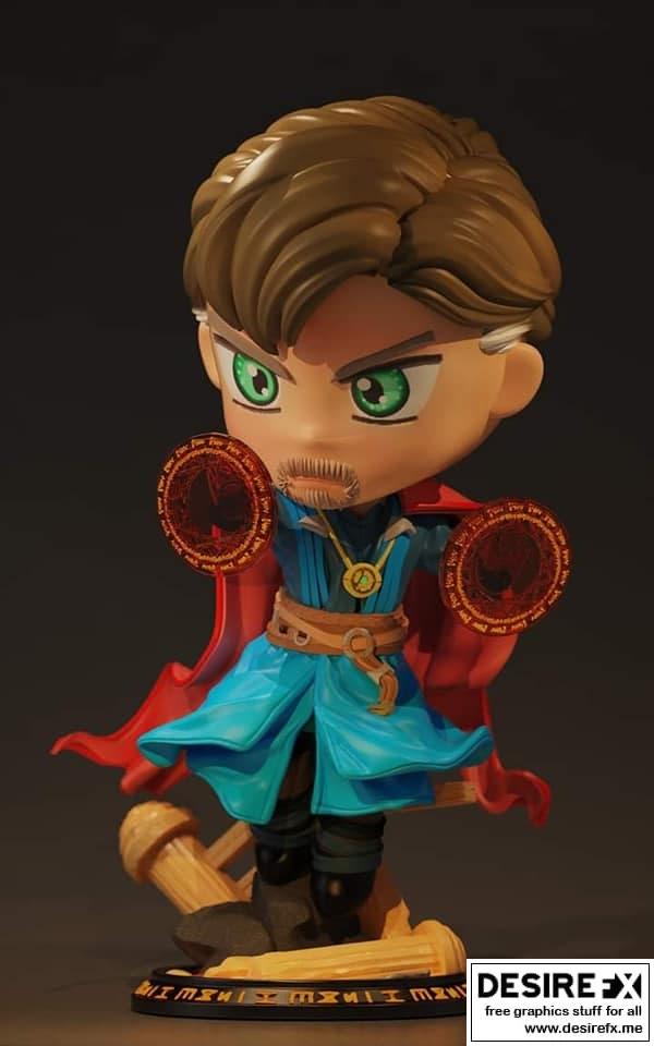 奇异博士3D打印模型|Pocket Players Collection – Dr. Strange – 3D Print Model