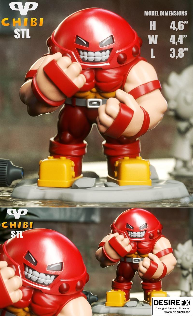 juggernaut chibi 3d打印模型|Juggernaut Chibi – 3D Print Model STL