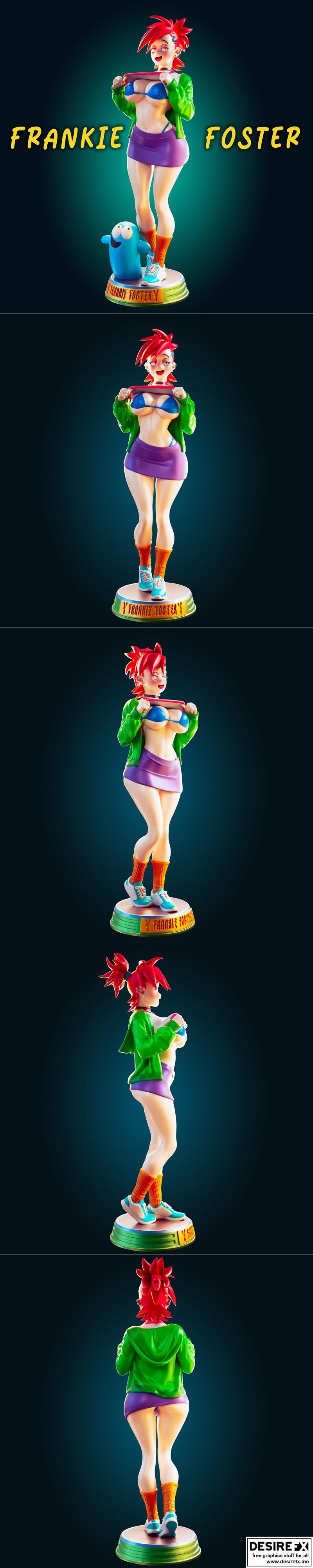 Rhu工作室弗兰基3D打印模型|Officer Rhu – Frankie – 3D Print Model STL