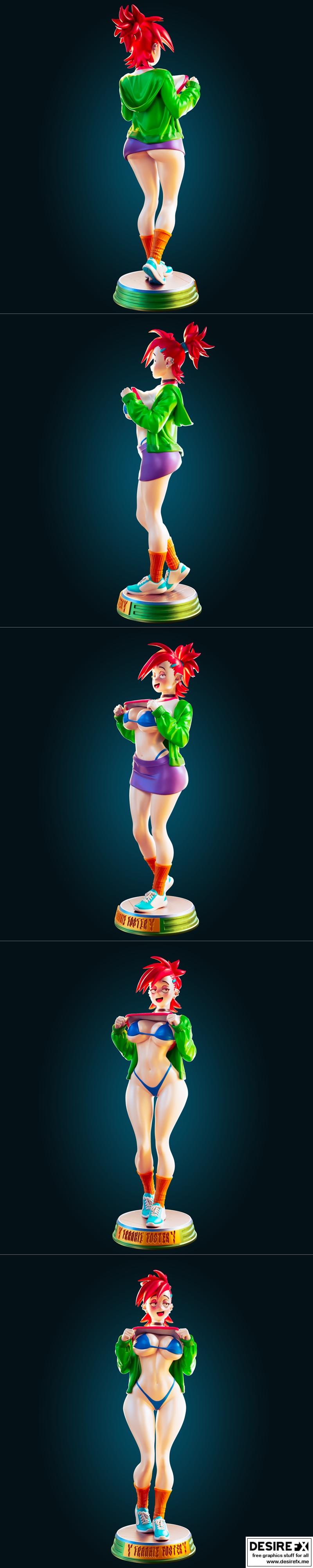 Rhu工作室弗兰基3D打印模型|Officer Rhu – Frankie – 3D Print Model STL