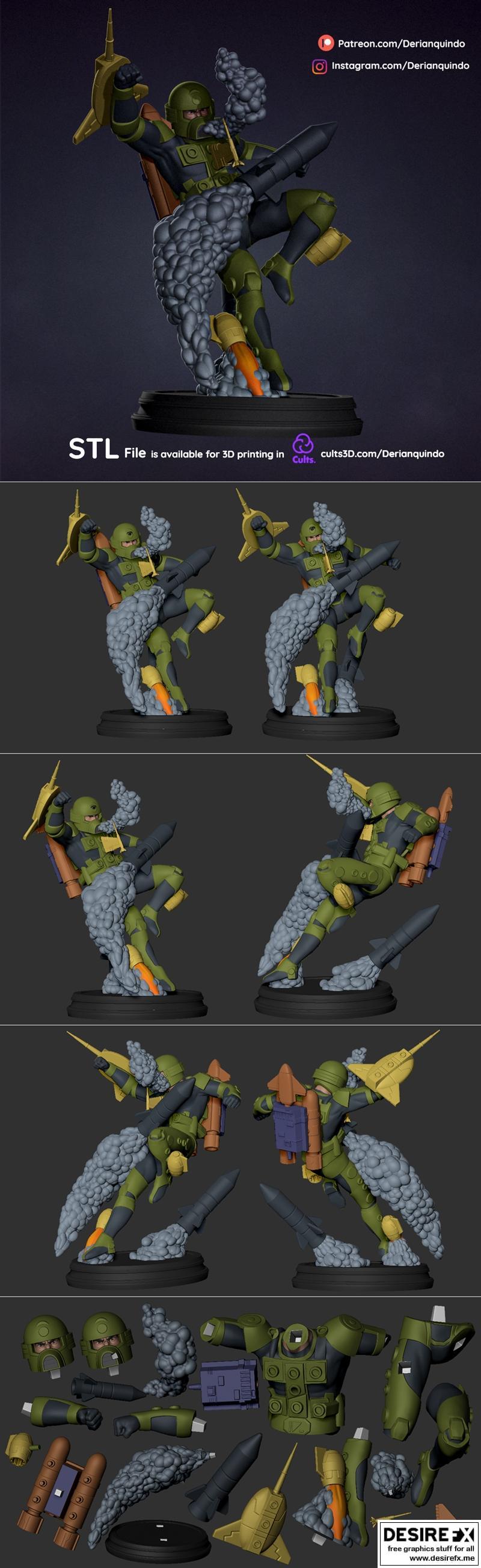 Max Ray - 3D打印模型|Max Ray – 3D Print Model STL