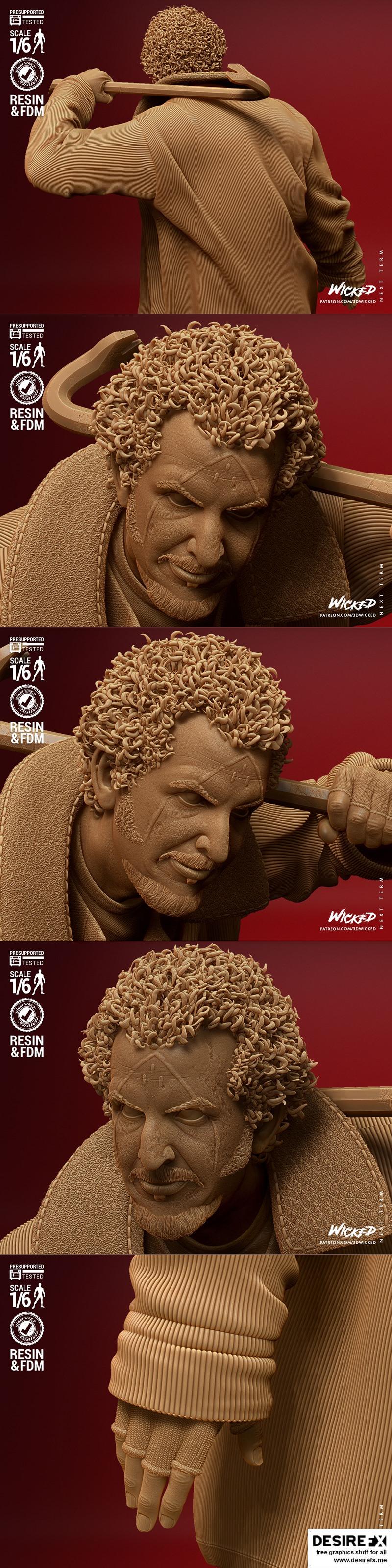 Wicked - 魔法奇缘 3D打印模型|Wicked – Marv HA Sculpture – 3D Print Model STL