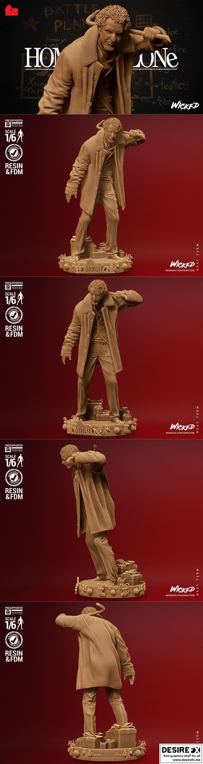 Wicked - 魔法奇缘 3D打印模型|Wicked – Marv HA Sculpture – 3D Print Model STL