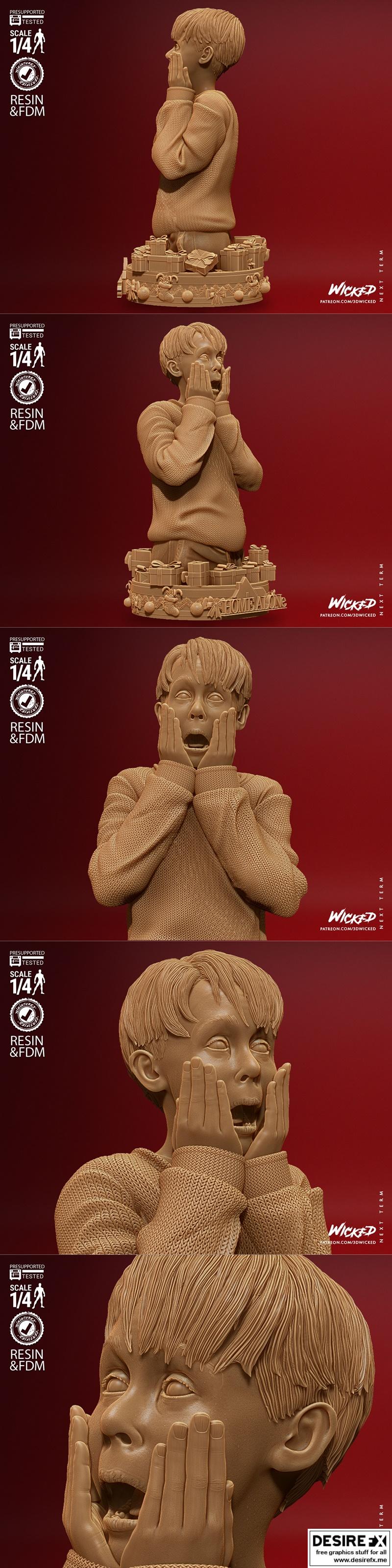 Wicked - 凯文HA角色 - 3D打印模型|Wicked – Kevin HA Bust – 3D Print Model STL