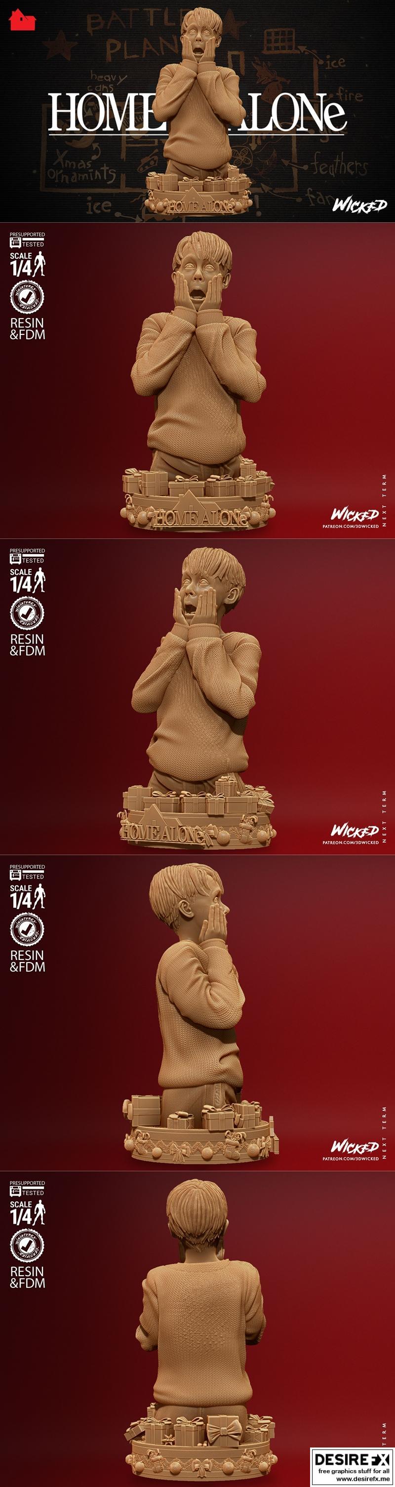 Wicked - 凯文HA角色 - 3D打印模型|Wicked – Kevin HA Bust – 3D Print Model STL