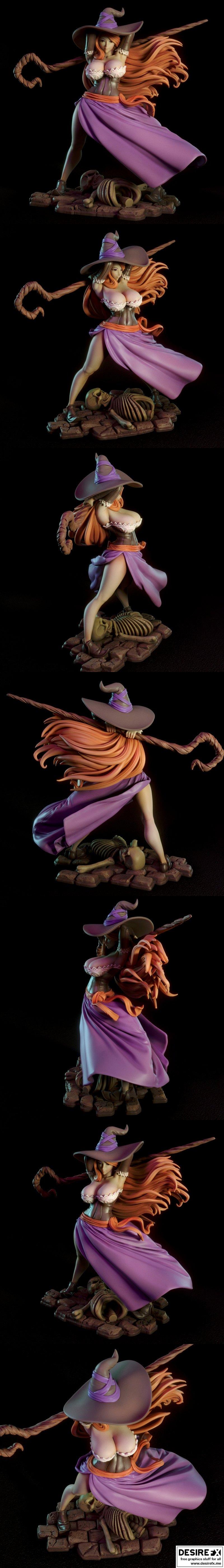 龙之冠 3D打印模型|Sorceress – Dragon’s Crown – 3D Print Model