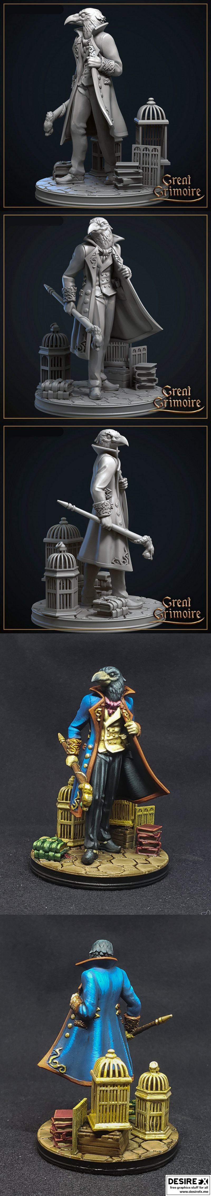 米尔斯·鲁克 3D打印模型|Dr. Miles Rook – 3D Print Model