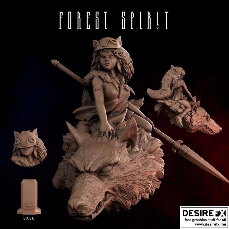 森林灵韵 - 3D打印模型|Forest Spirit – 3D Print Model