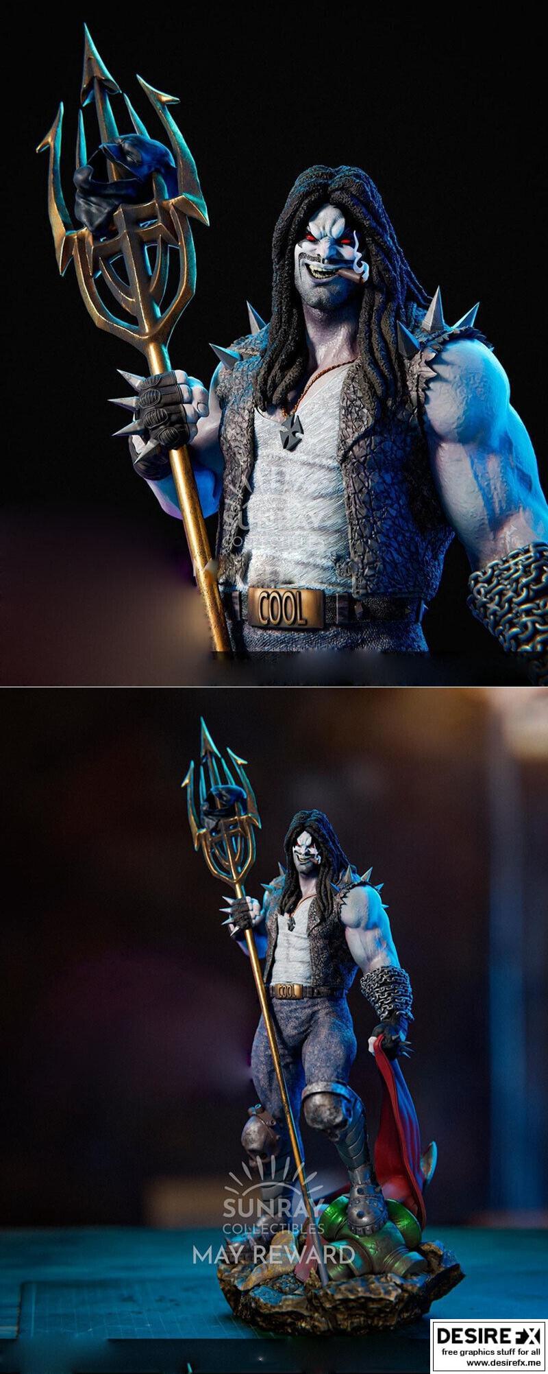 Sunray Collectibles 3D打印模型：Lobo角色收藏品|Sunray Collectibles – Lobo – 3D Print Model STL