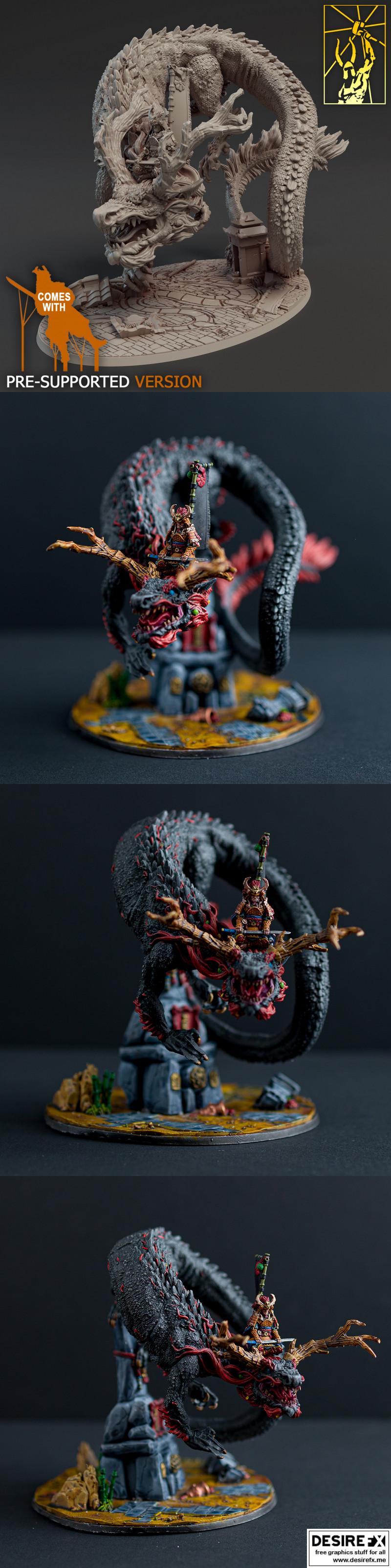 天龙 - 3D打印模型 - 动漫角色|Tianlong – 3D Print Model