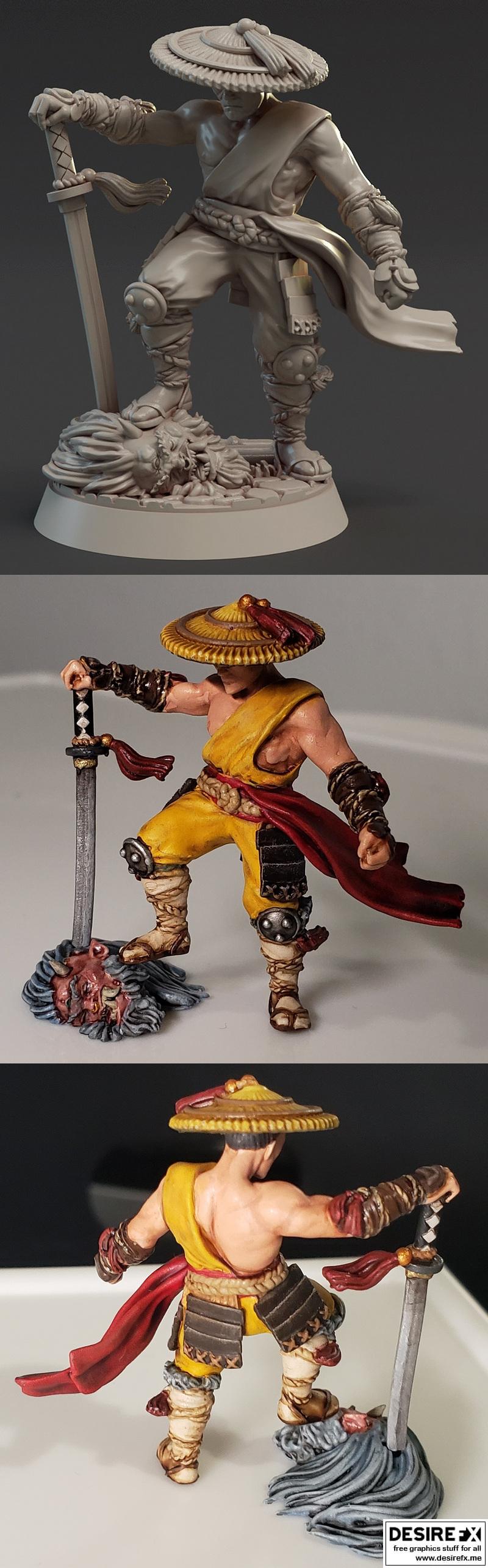 武士——3D打印模型|Samurai – 3D Print Model