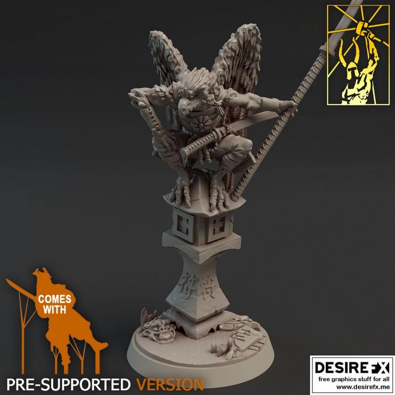 3D打印模型：鬼怪·天狗|Yokai Tengu 1 – 3D Print Model