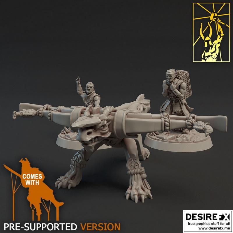 鬼怪战士 3D打印模型|Yokai Balista – 3D Print Model