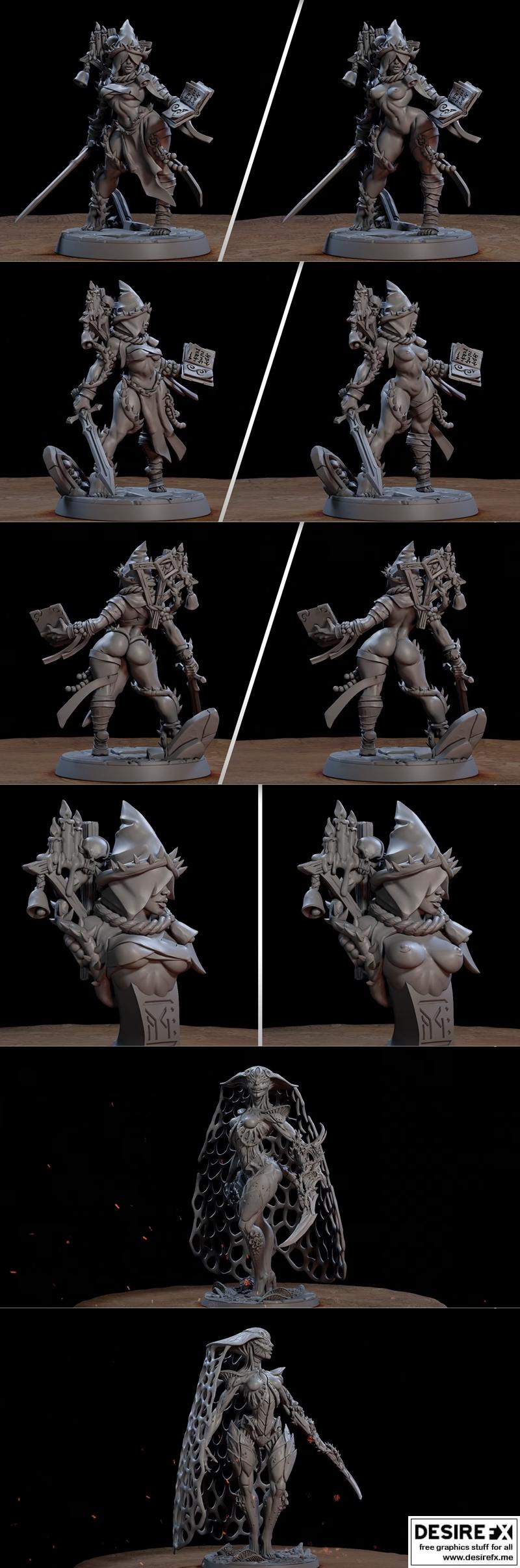 熔摩拉的罗德堡邪教徒 3D打印模型|Artisan Guild – Rodburg Cultist of Melmora December 2023 – 3D Print Model STL