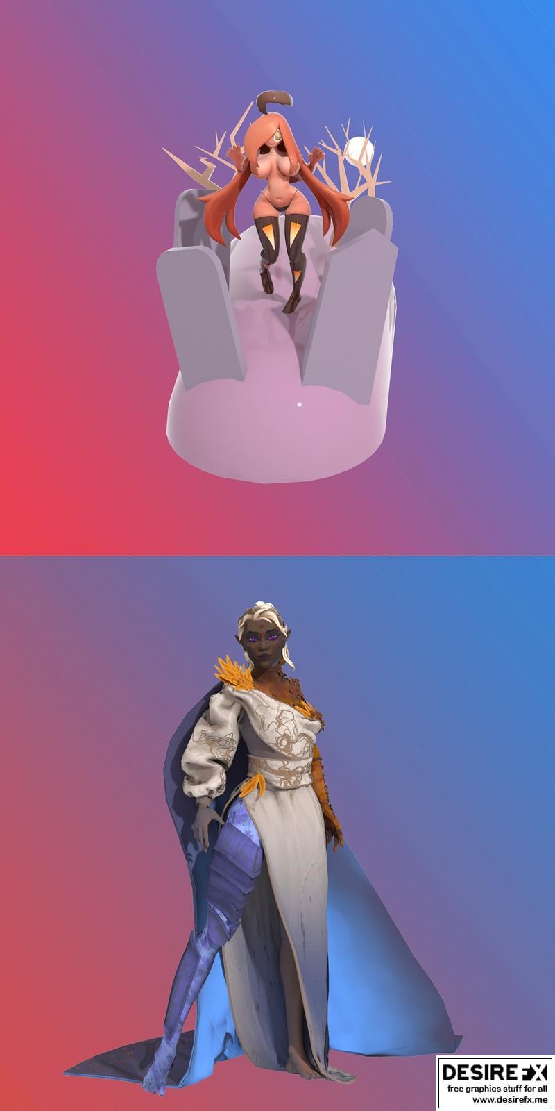 诡谲与缥缈之 grace——3D打印模型|Gourgeist and Ethereal Grace – 3D Print Model STL