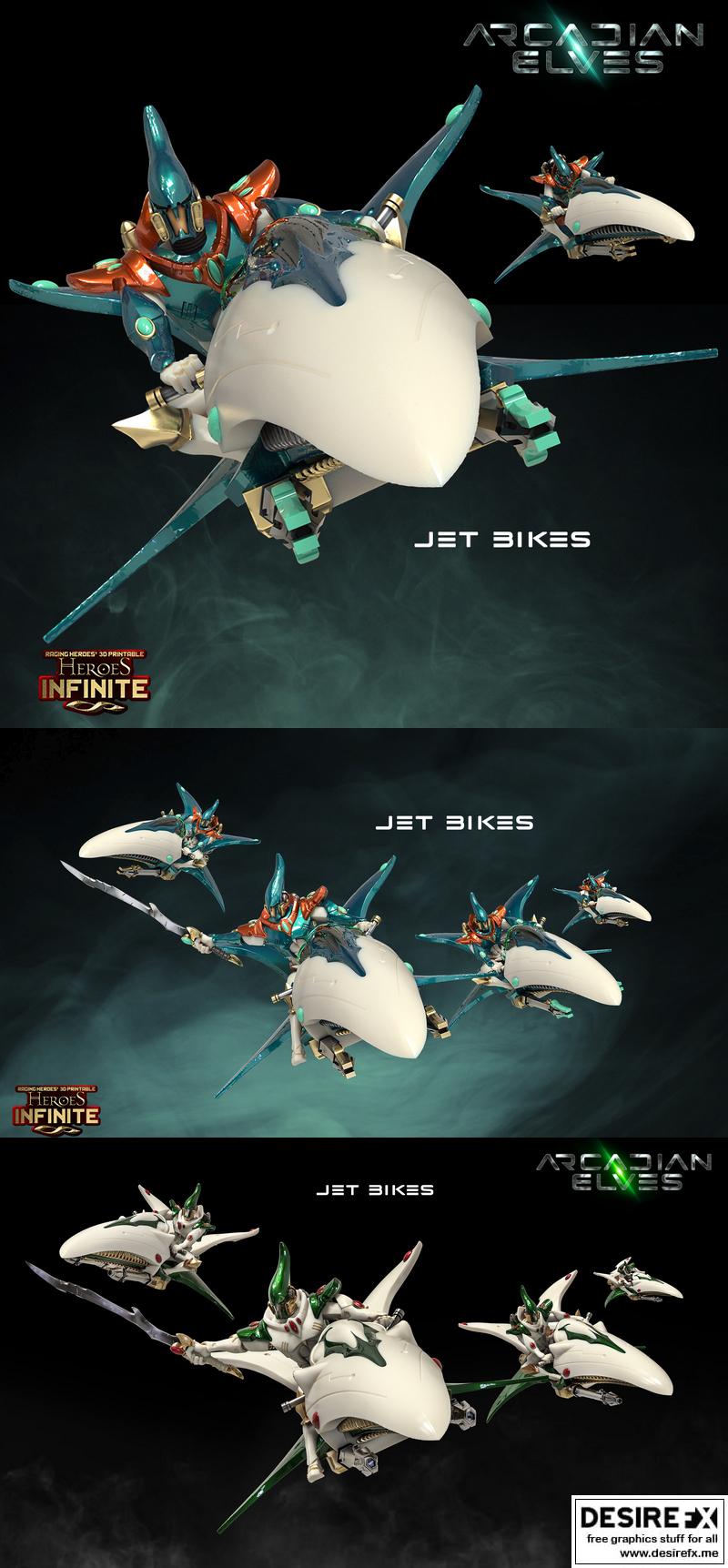 Jet Bikes 3D打印模型|Jet Bikes – 3D Print Model