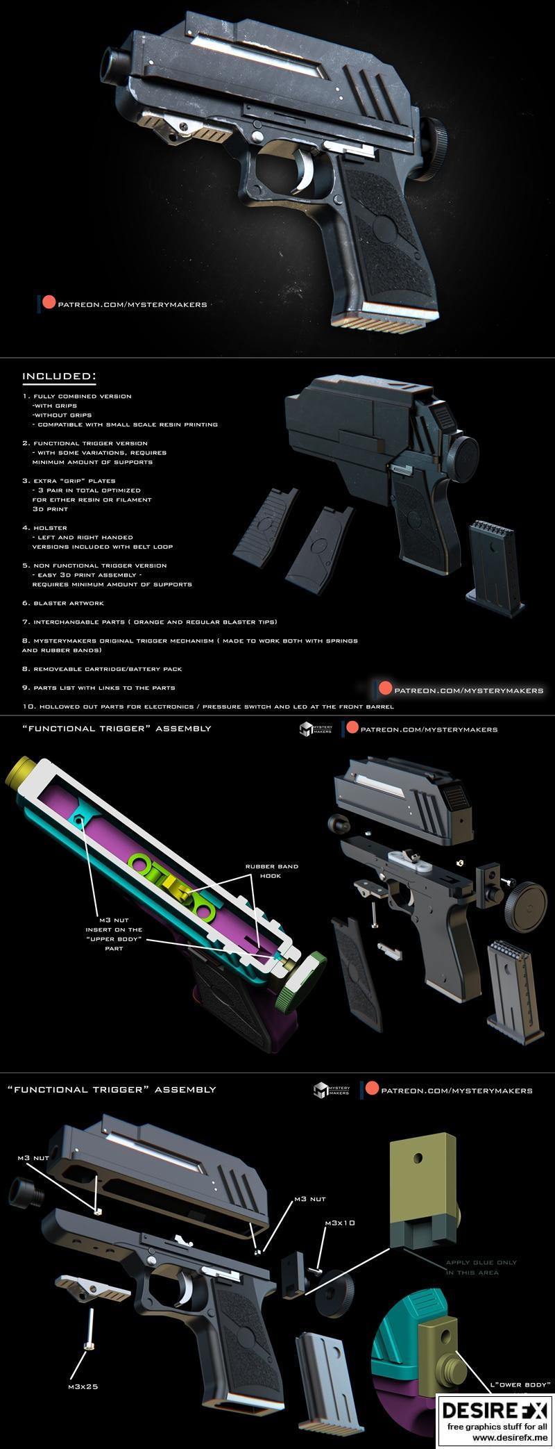 DC 17 实景版 3D打印模型|DC 17 Realistic Version – 3D Print Model STL