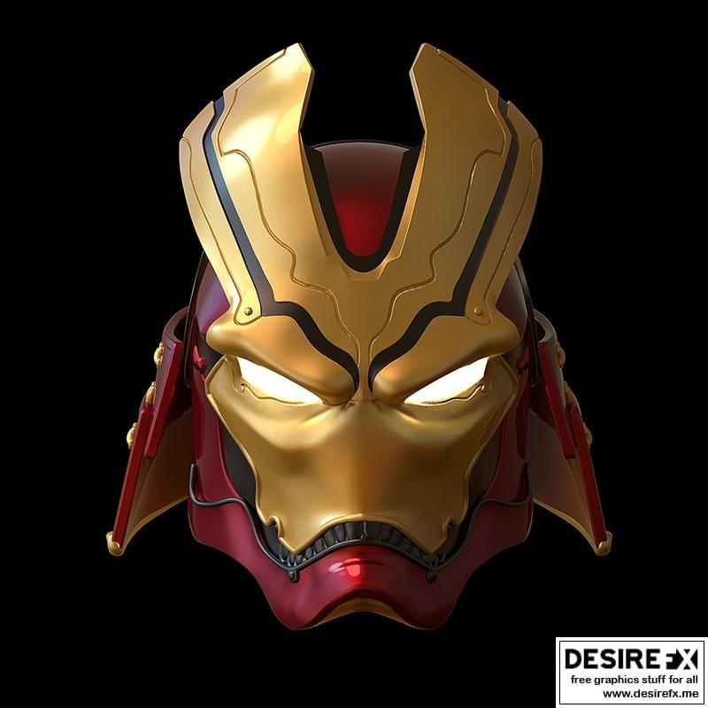 钢铁侠samurai 3D打印模型|Iron Man Samurai – 3D Print Model STL