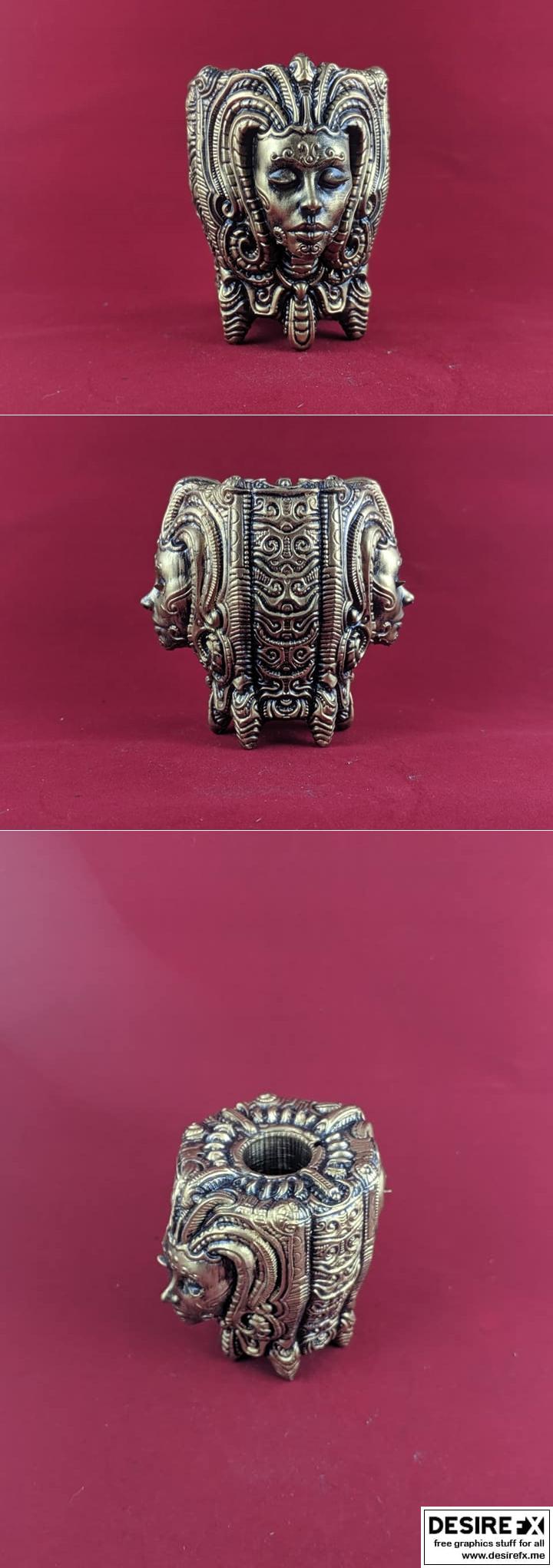 繁复笔架 - 兹恩·罗杰斯 - 3D打印模型|Ornate Pen Holder – Zane Rogers – 3D Print Model STL